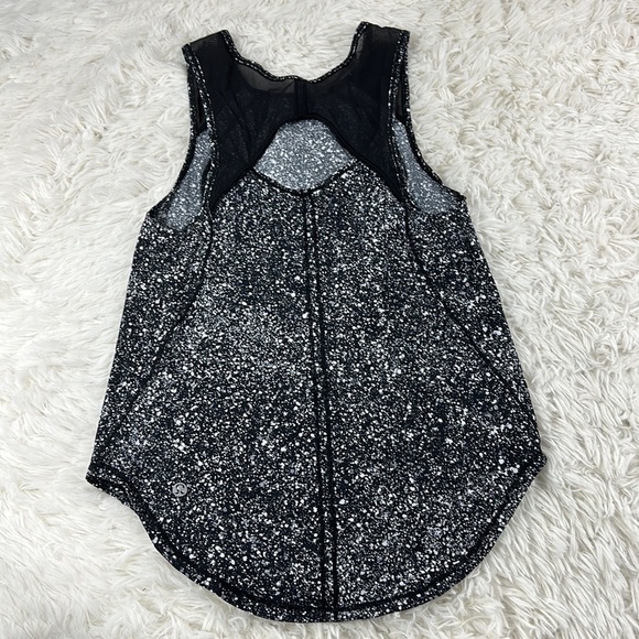 Lululemon Sculpt Tank Splatter Black White - Picture 4 of 4